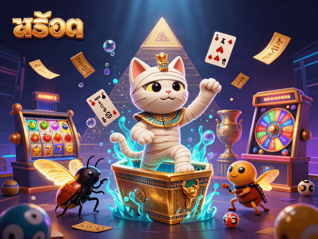 Spin the slots and roll the dice with สล็อต in this magical, vibrant casino scene.