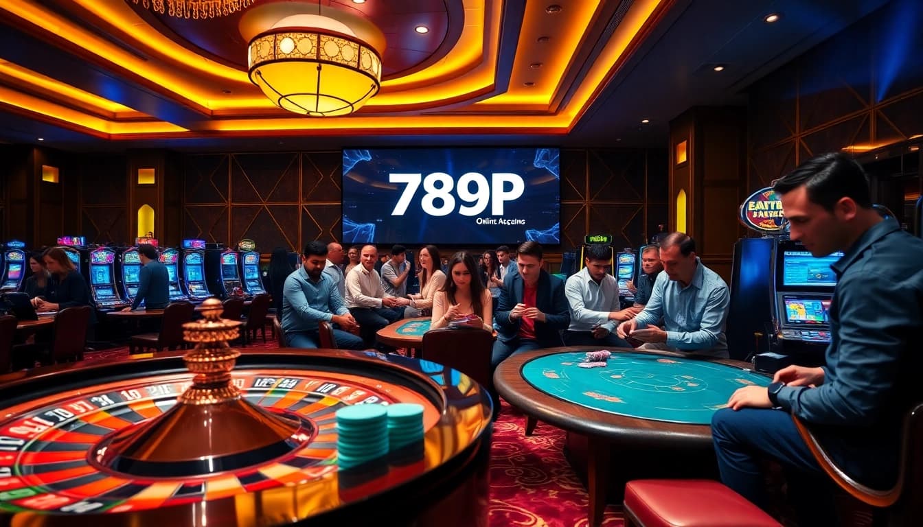 Experience excitement at 789P casino with vibrant roulette wheels and colorful chips.