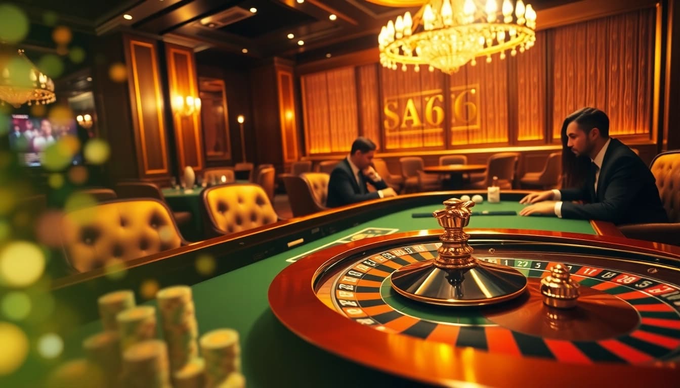 SODO66 online casino experience featuring sleek tables, vibrant chips, and engaging gameplay.