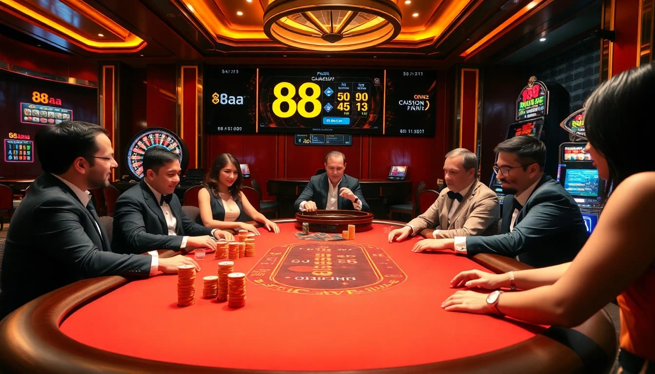Play high-stakes poker and enjoy exciting games at 88aa casino.