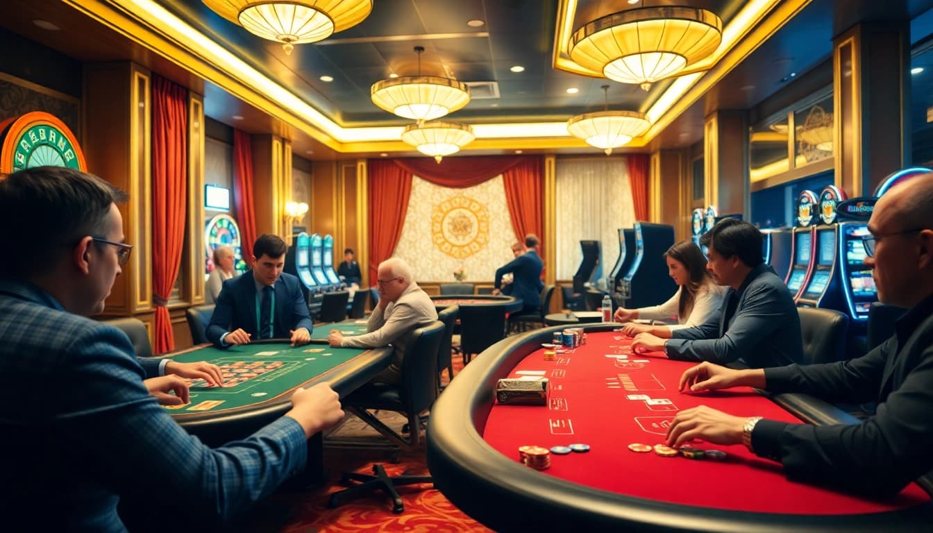 Spiele auf casino-spiele de mit lebhaften Themen und aufregendem Casino-Ambiente.