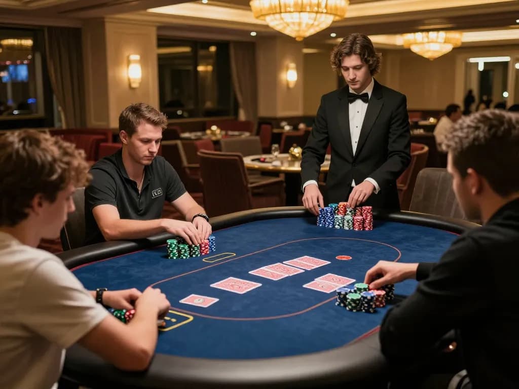Rasakan gameplay intens di https://revjeffhood.com/me/ dengan pemain bersaing di meja poker yang mewah.