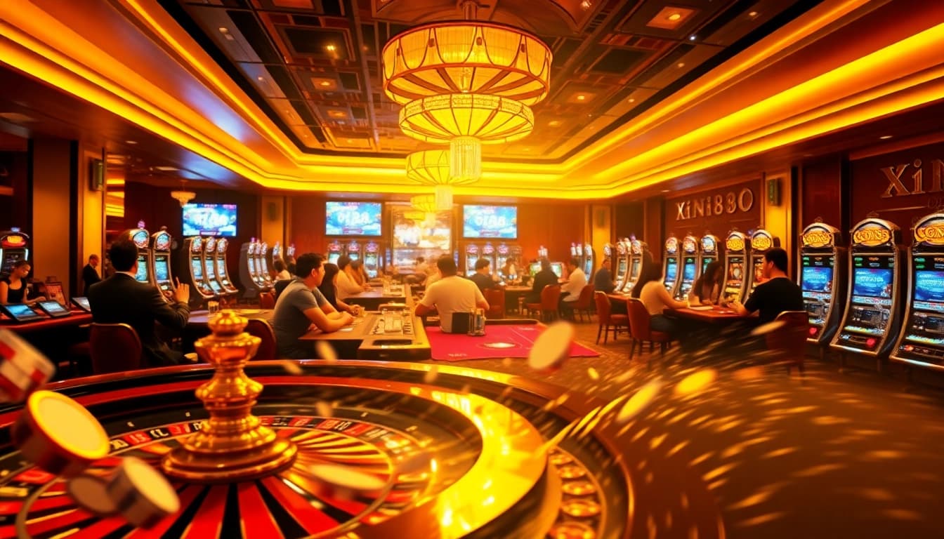 Experience the thrill of gambling at Xin88 with vibrant casino aesthetics and exciting gameplay.