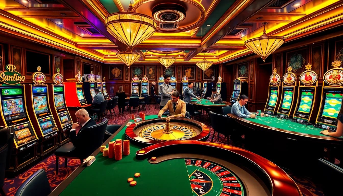 S8hn.com provides an upscale gambling experience with fast-paced poker and vibrant slot machines.