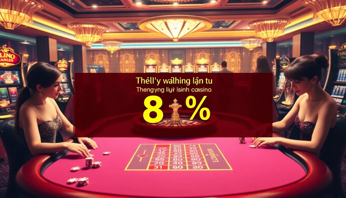 Engaging scene showcasing Thưởng nạp lần đầu casino 88% bonuses with players at a vibrant gaming table.