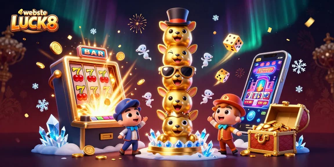 Engage with thrilling gameplay at website LUCK8, featuring dynamic casino action and vibrant symbols.