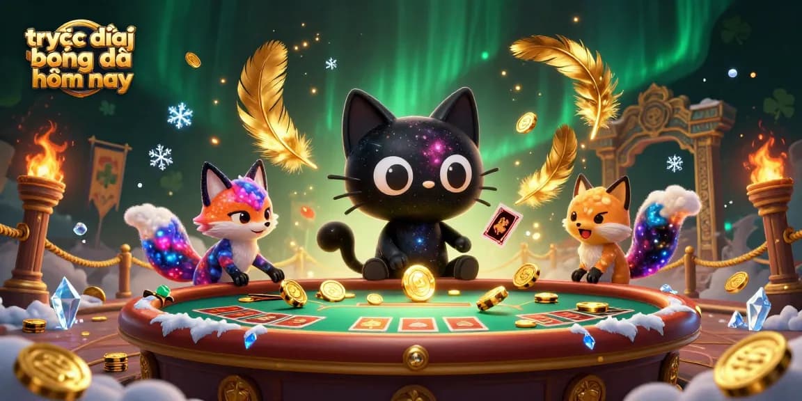 Engage in truly captivating trực tiếp bóng đá hôm nay action with a cosmic cat at the center of a dynamic casino.