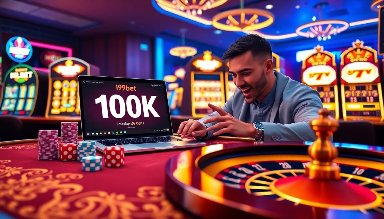 Engaging players in an exciting online gambling atmosphere at i9bet 100k promotion.