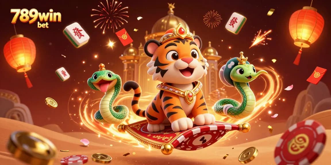 Engage in thrilling bets at 789win bet with vibrant casino characters and festive elements.