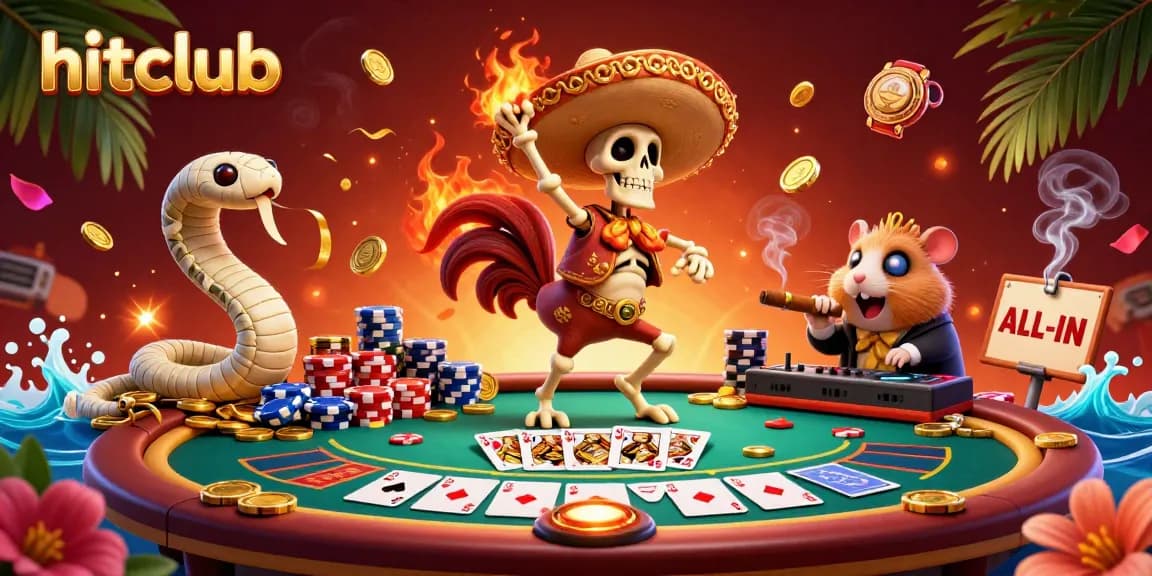 Experience the thrill of winning at hitclub with vibrant casino action and colorful game elements