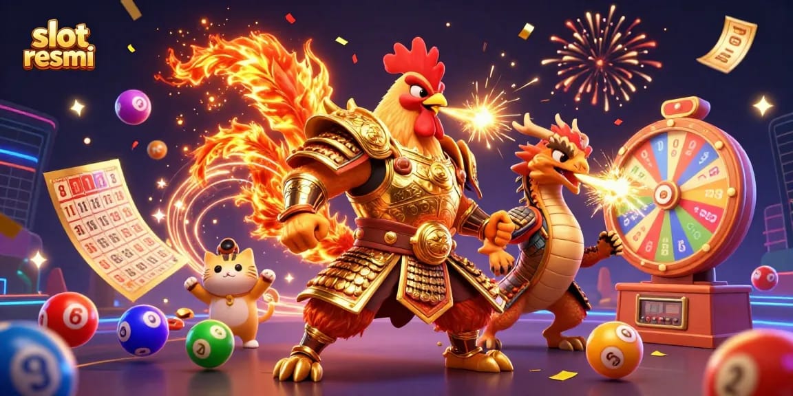 Mainkan slot resmi dengan karakter kuat dan elemen permainan yang penuh warna.