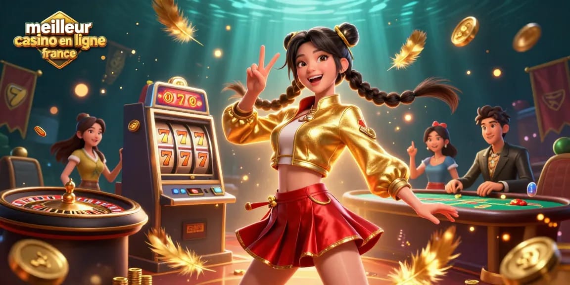 Découvrez une excitation vibrante avec le meilleur casino en ligne france présentant des rouleaux de machines à sous dynamiques et une atmosphère animée.