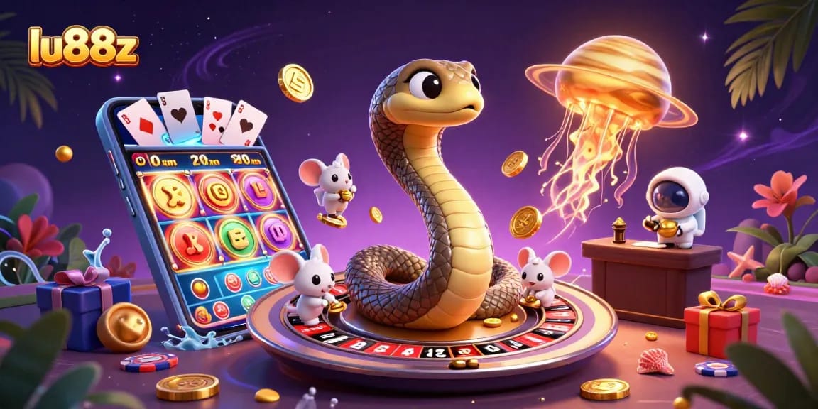 Experience the excitement of lu88z with thrilling space-themed gambling elements and vibrant characters.