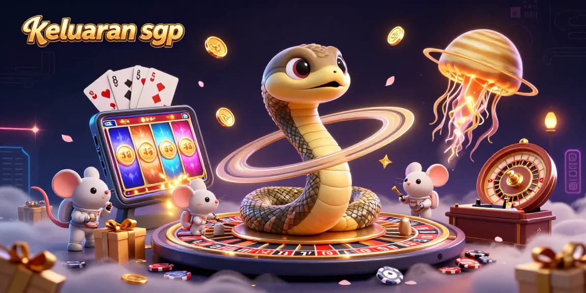 Melihat keluaran sgp terbaru dengan visual yang dinamis dari data angka togel yang mengambang.