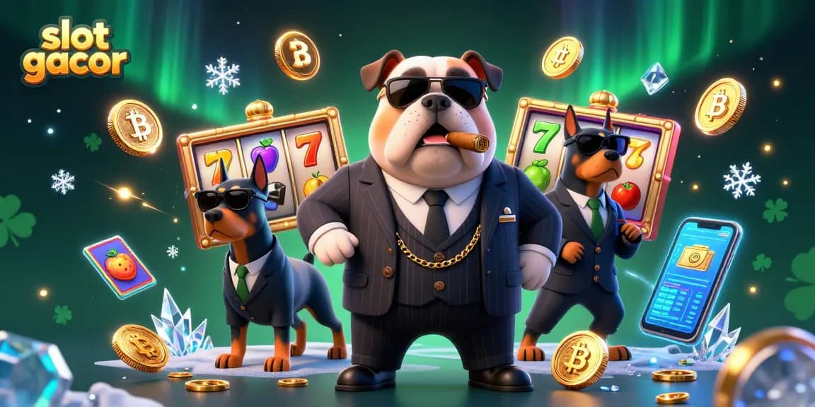 Putaran slot gacor dengan gulungan berputar dan simbol keberuntungan, hadiah jackpot menanti.