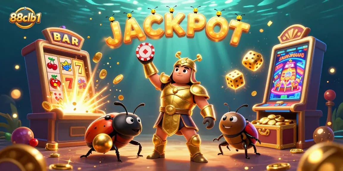 Win big with 88clb1 at the vibrant casino featuring jackpots and lively characters.