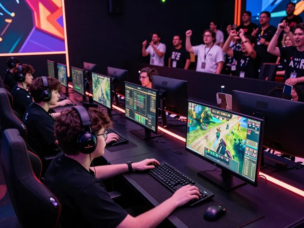 MPO08 players competing in a thrilling esports tournament showcasing their gaming skills and strategies