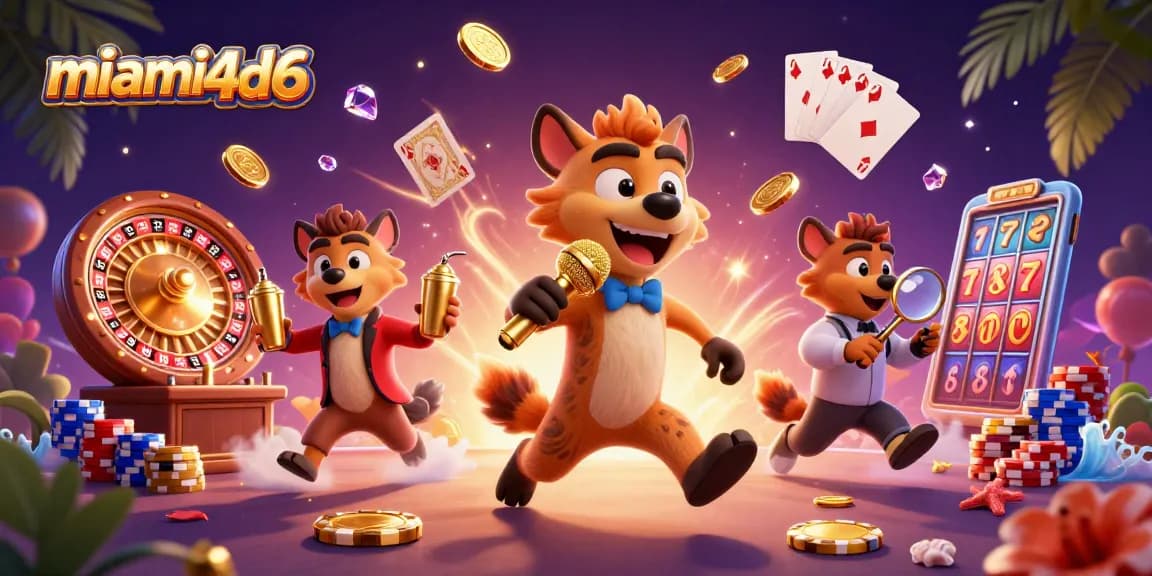 Win big with miami4d6 in a vibrant casino scene full of excitement and gameplay.