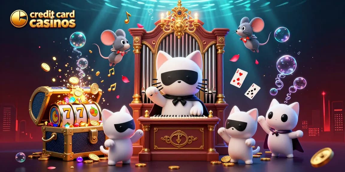 Engage with the vibrant world of credit card casinos, featuring dynamic characters and rich gaming elements.