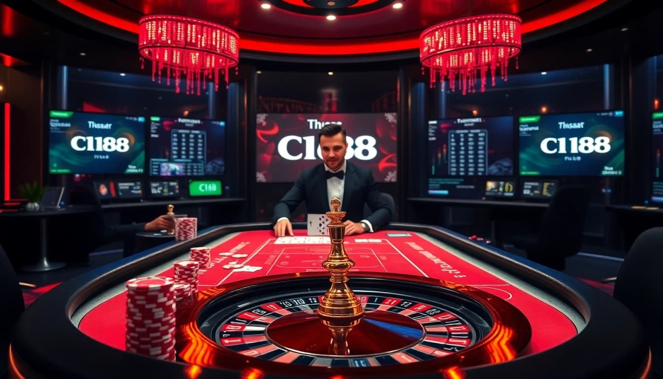 C168 offers an immersive live casino experience with professional dealers and vibrant atmospheres.