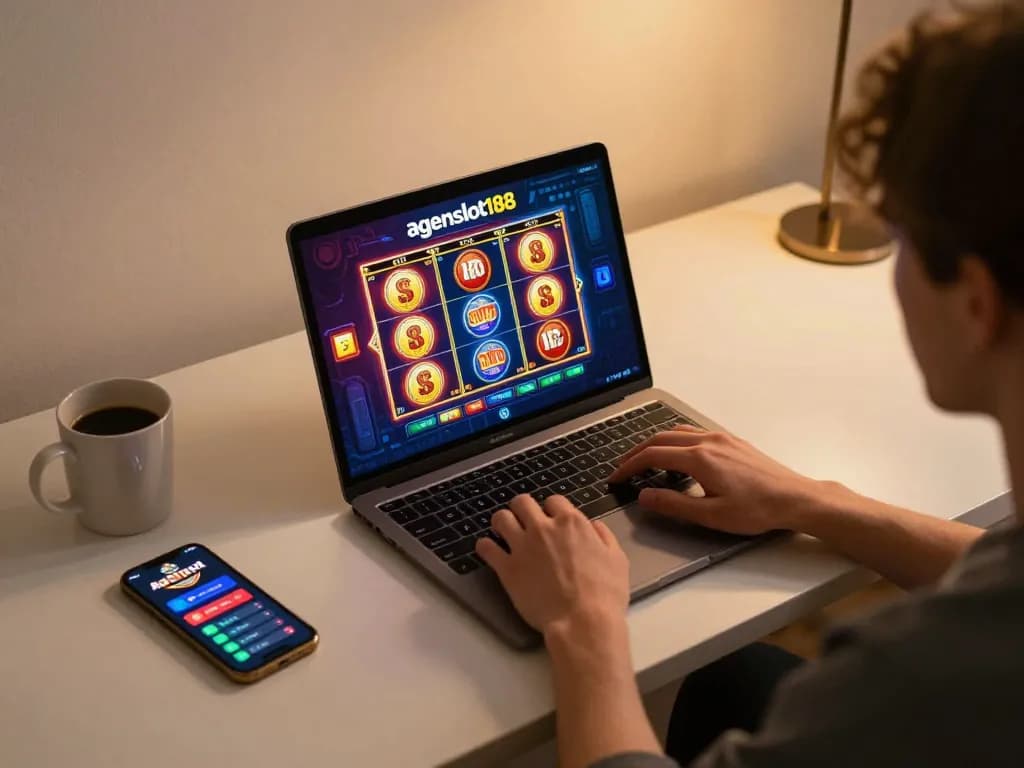 Engaging gameplay on agenslot188 showcasing colorful slot game interface and recent winnings.