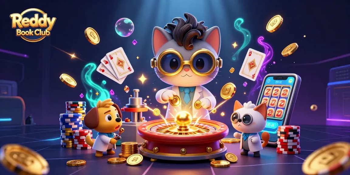 Join the excitement of Reddy Book Club with vibrant casino art and thrilling gaming elements.