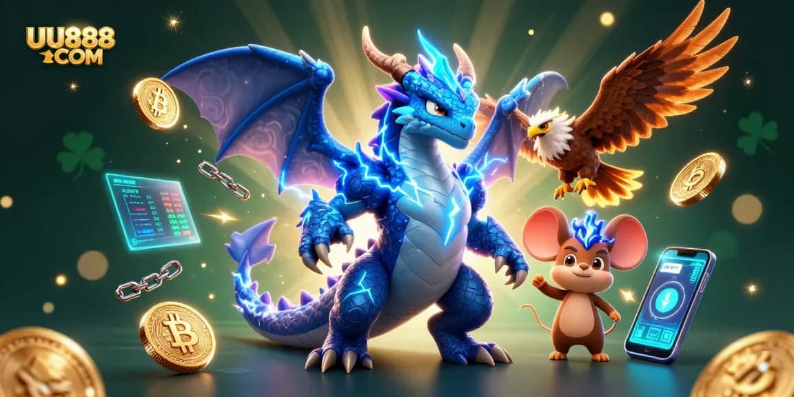 Engage in thrilling gaming with UU888 COM featuring electrifying 3D characters and blockchain elements.