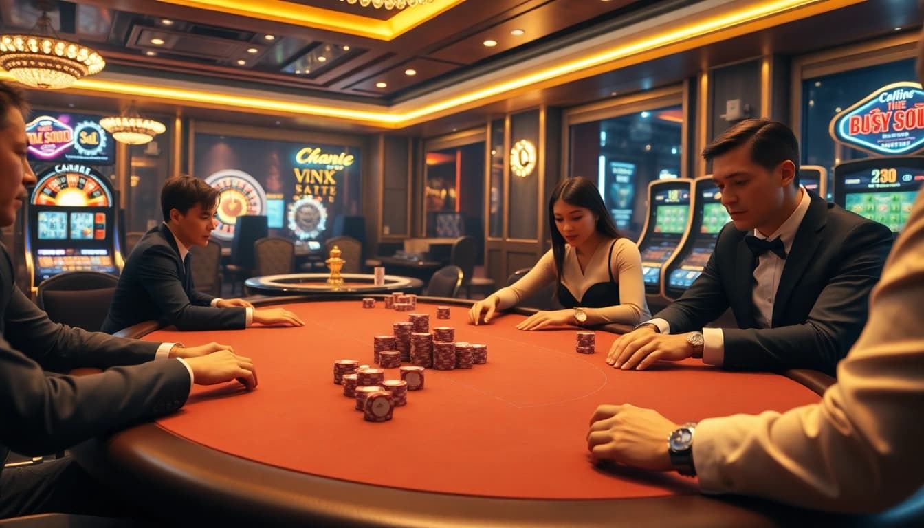 Experience high-stakes gaming exhilaration at nhà cái xx88 with poker and roulette excitement.