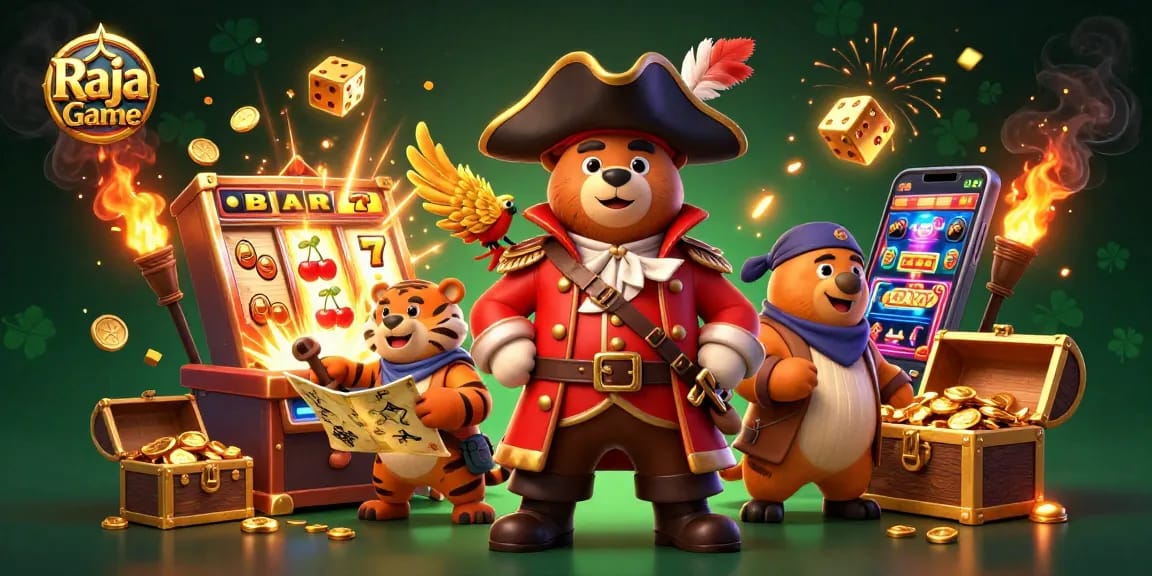 Play exciting games on Raja Game with thrilling characters in a vibrant casino world.