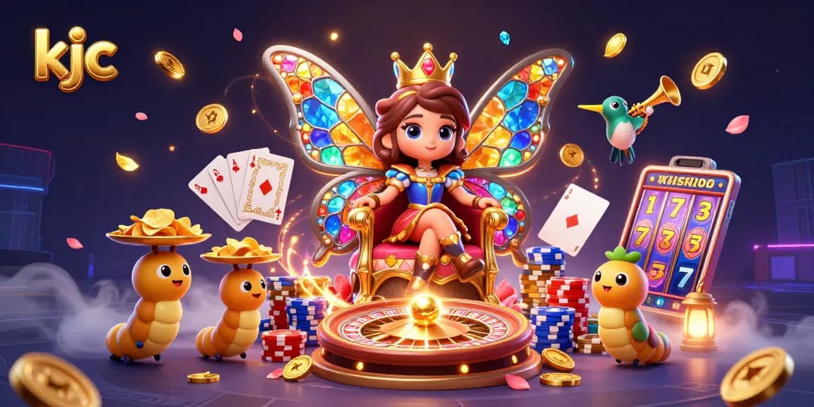 Engage with KJC's thrilling casino world filled with vibrant games and captivating characters.