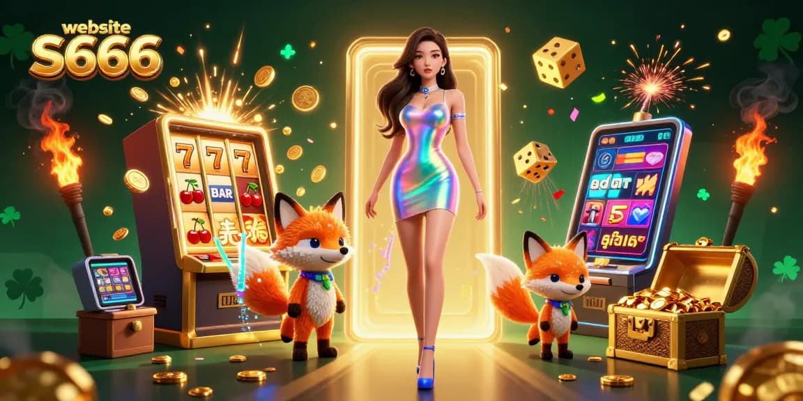 Experience thrilling wins at the website S666 with vibrant casino gaming elements and dynamic visuals.