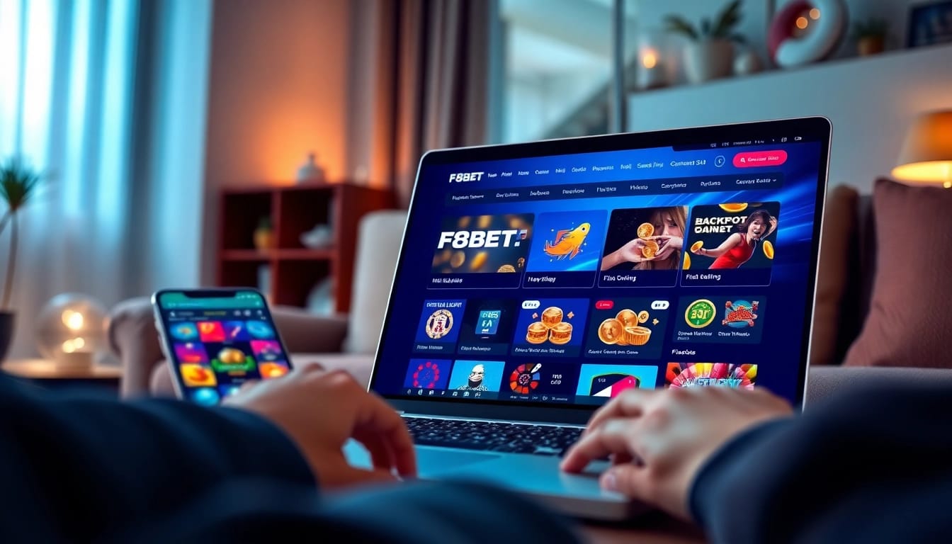 Vibrant online gaming platform interface at https://f8beta2.support/ showcasing games like Baccarat and Keno.