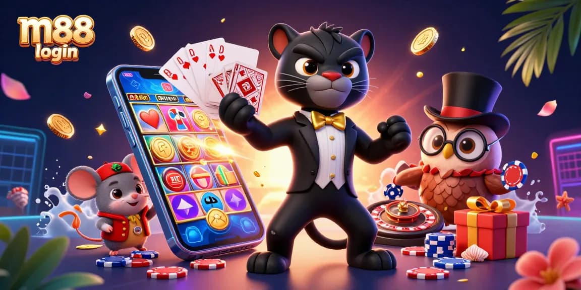 Terlibat dengan m88 login di suasana kasino yang meriah ini menampilkan karakter yang menarik dan elemen permainan yang menyenangkan.