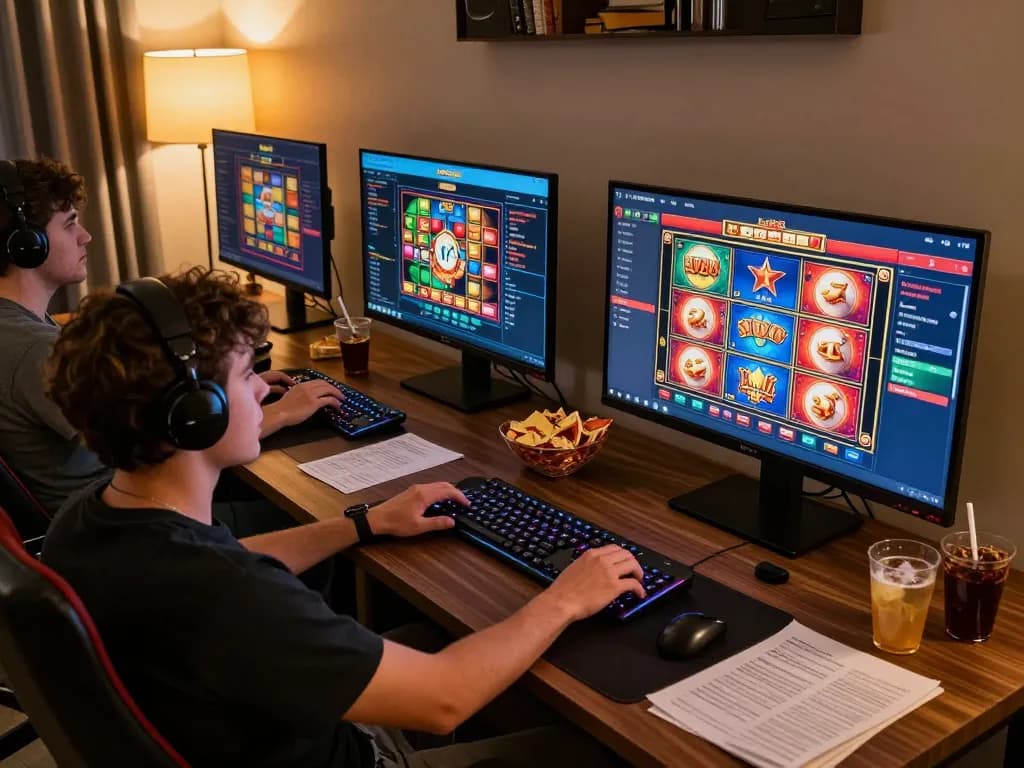 Player placing bets on LV88 slots during an engaging online gaming session