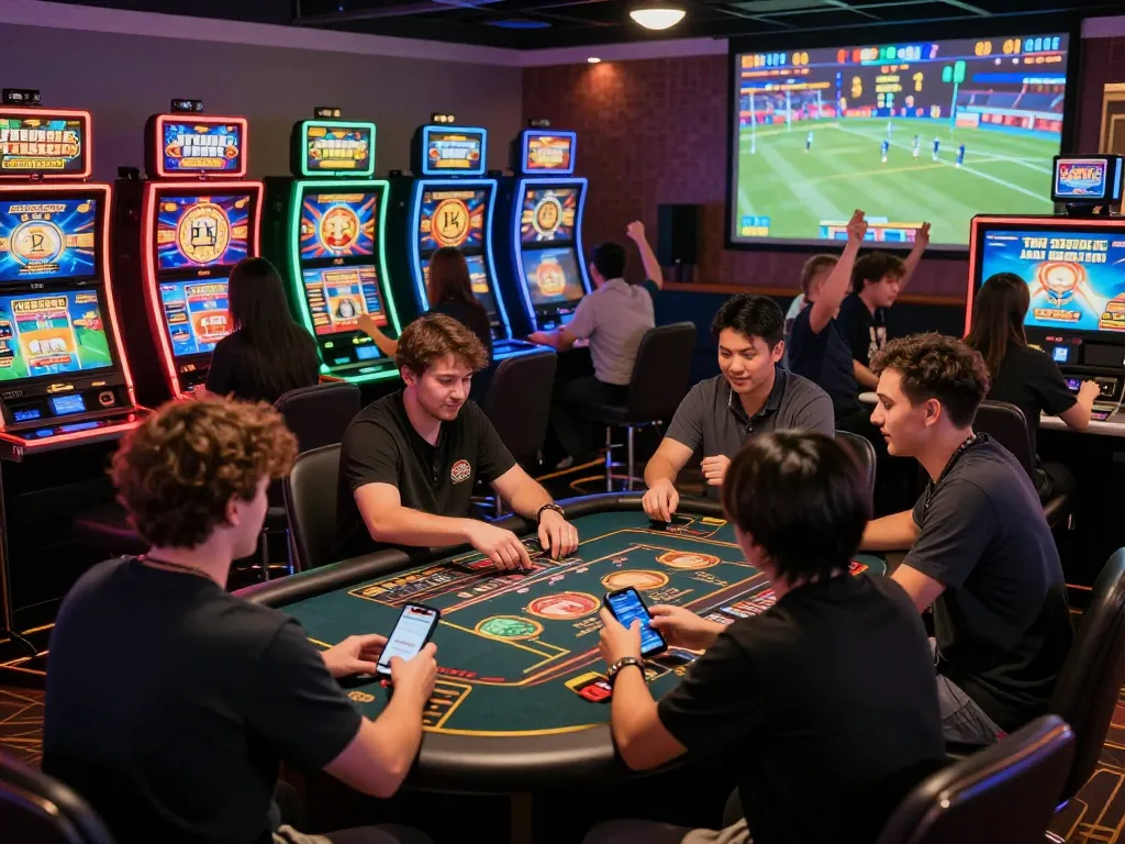 Engaged players enjoying thrilling games on the NK88 link for an exciting online gaming experience.