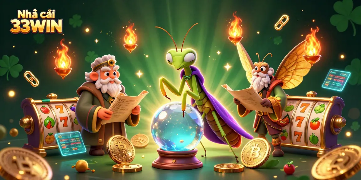 Engage with Nhà cái 33WIN by entering an immersive cartoon casino world of slot games.
