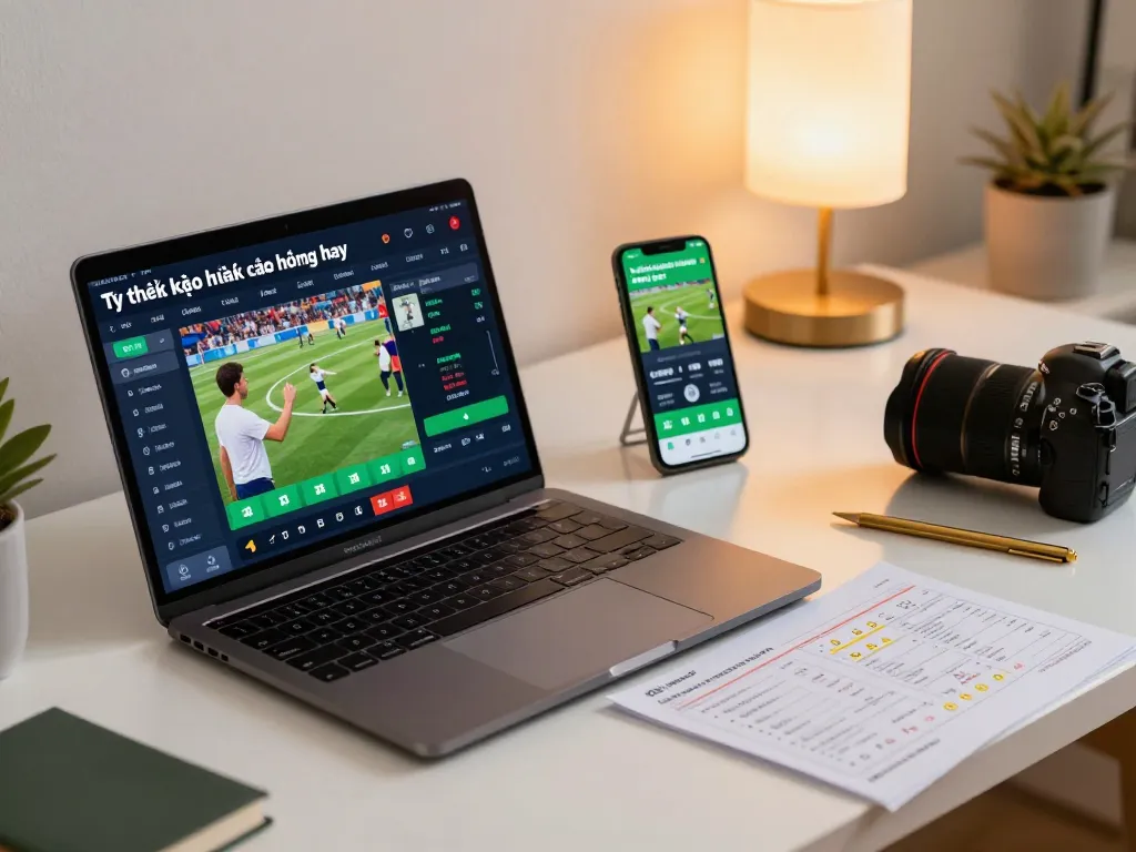 Tỷ lệ kèo nhà cái hôm nay displayed on a mobile betting app during an engaging sports betting session.