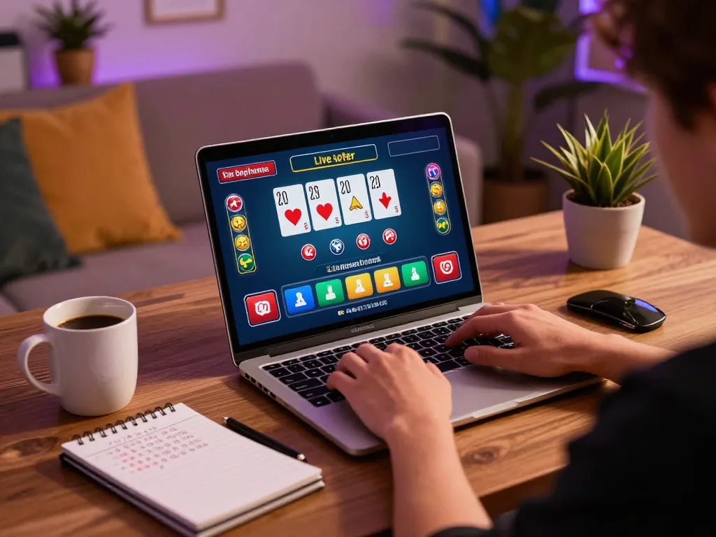 Engaging session of online blackjack showcasing incakoin strategy in modern gaming setup