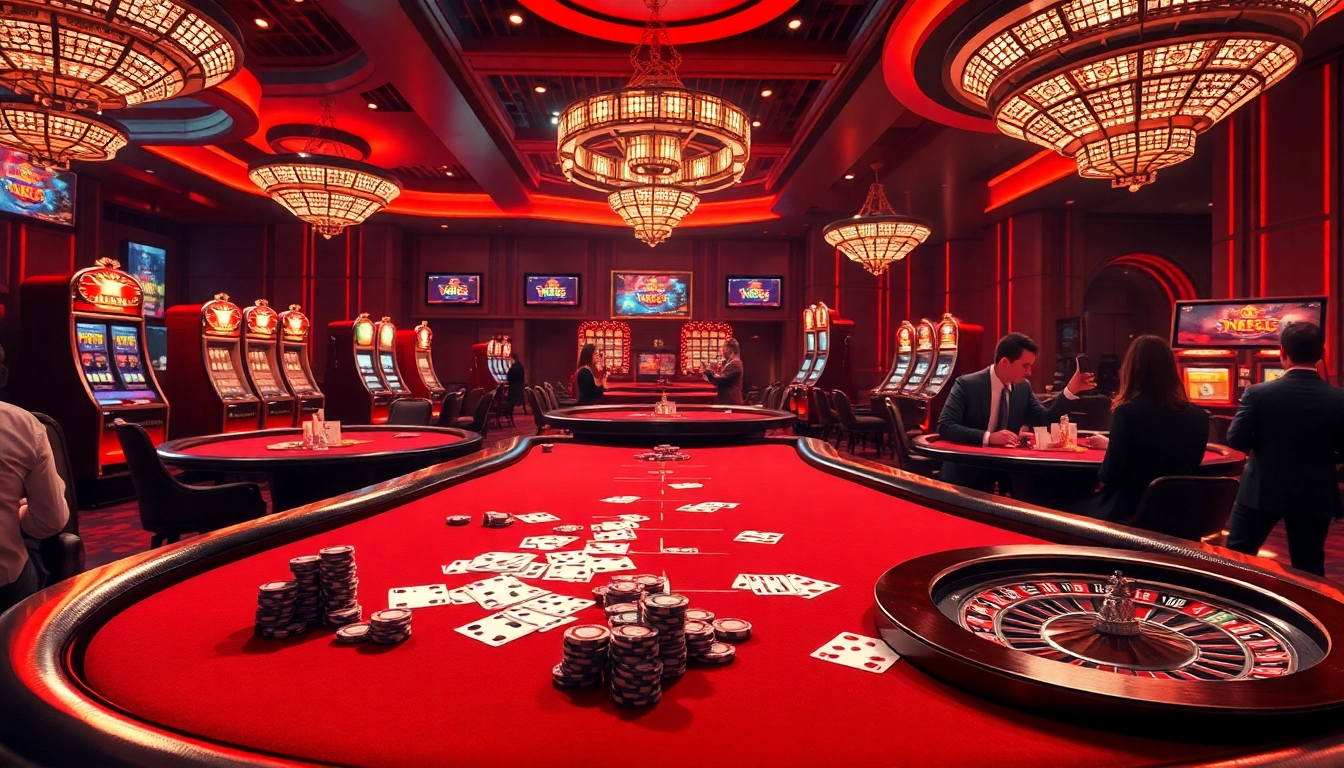 Experience the thrill of MB66 gaming with high-stakes poker and vibrant slot machines.