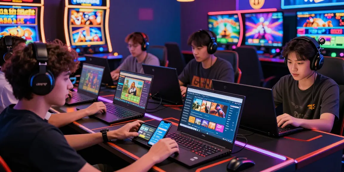 Online gaming experience at https://open88.games/ showcasing players engaged in diverse games.