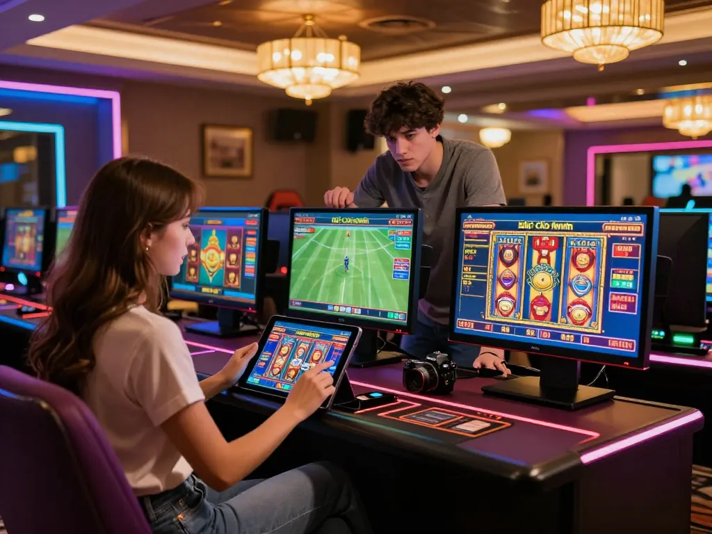 Interactive online gaming experience with Nhà Cái Kuwin, showcasing players engaged in diverse betting activities.