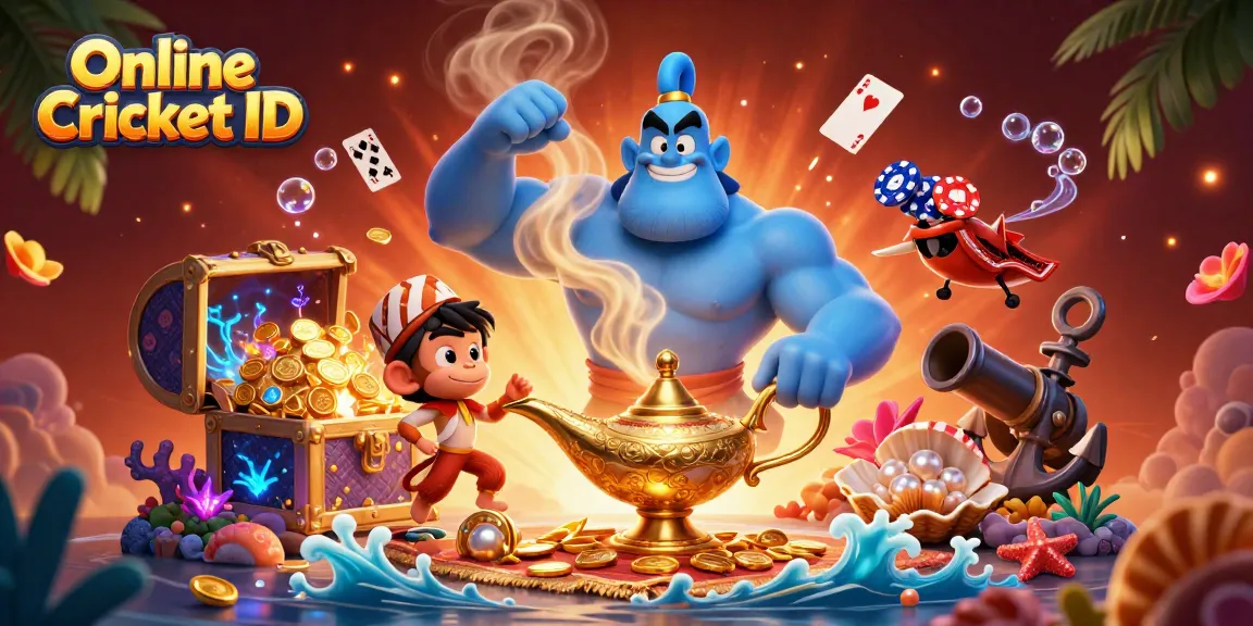 Engage in cricket betting like never before with a unique Online Cricket ID and exciting game features, as depicted in this dynamic scene.