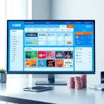 Engaging view of the UU88 online betting platform interface highlighting casino games and sports betting.