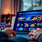 Vibrant online gaming platform interface at https://f8beta2.support/ showcasing games like Baccarat and Keno.