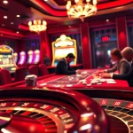 A dynamic poker game scene showcasing keonhacai5 excitement with high-stakes players and visible chips, embodying high-end gambling.