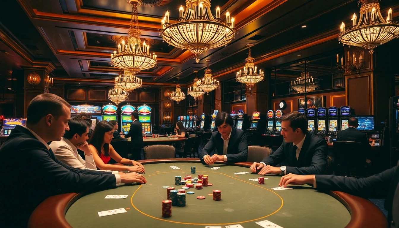 Experience high-stakes excitement at https://sx88.gold/ with luxurious poker tables and rich casino ambiance.